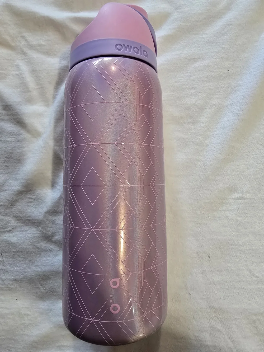Pink Insulated Water Bottle from wicked- Shimmery Pink